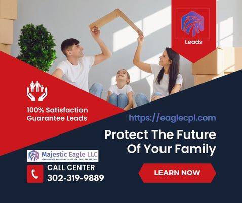 Secure Your Future with Life Insurance Leads from Eagle CPL! 

https://eaglecpl.com/life-insurance-leads/