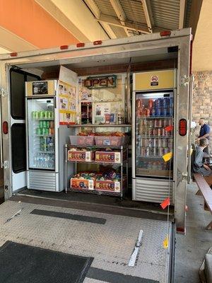 Storefront of their food truck.