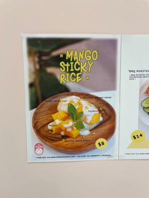 Mango sticky rice