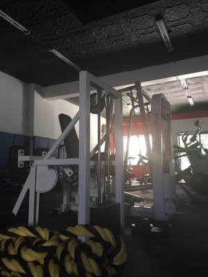 The inside of the gym