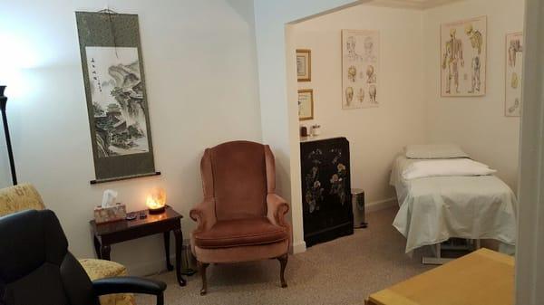 One of our treatment rooms.