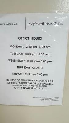 They updated there buissness hours.