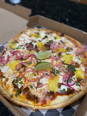 Al Pastor Hawaiian Pizza