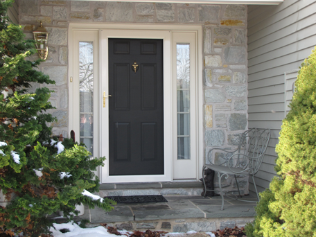 Security Screen Doors keep you safe while you leave your door open to get air circulation