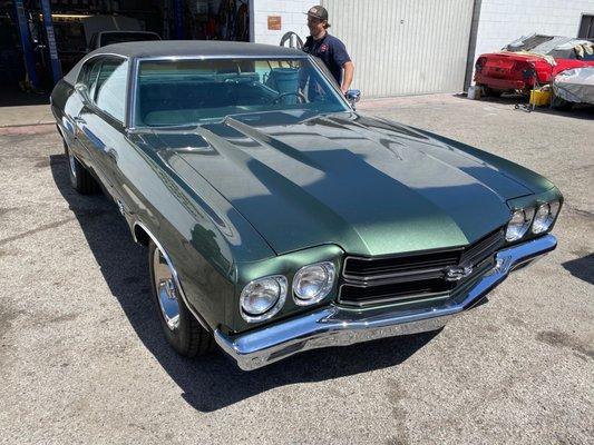 1970 Chevelle SS L34 undergoing a long list of "little stuff"