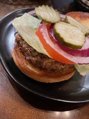 Lamb burger