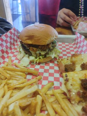 Chimichurri Burger with Bottomless Fries