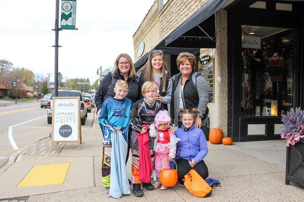 Cambridge's annual Halloween Costume Parade, organized by Details Boutique.