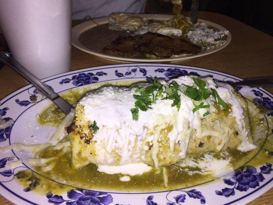 Wet burrito de asada