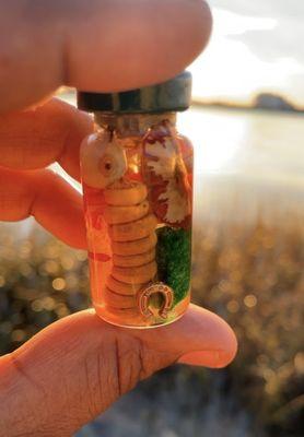 Peruvian amulet vial