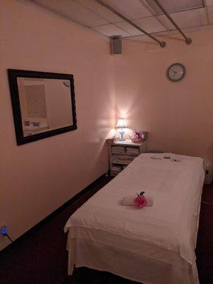 Individual private treatment rooms.