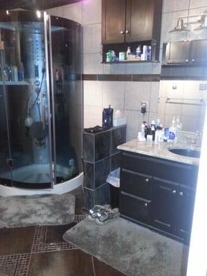 Bath remodel with Steam shower