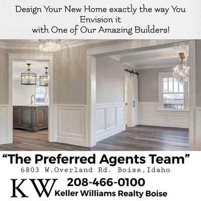 We look forward to helping you design your Amazing home!   #bestbuildingteamsinthevalley #thepreferredagentsteam