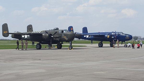 B-25s at the Doolittle 75th anniversary event.