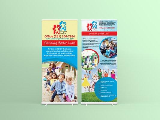 Retractible Banner Stands Design & Print