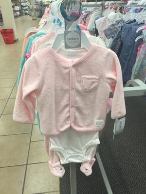 $12.99 carter's layette... Continuing my search for a baby shower gift.