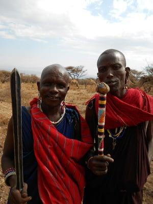 Masai men in Tanzania. Photo taken by Daniella Orihuela-Gruber of Escapes Unlimited