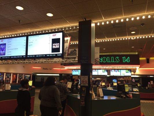 Lobby and concession stand