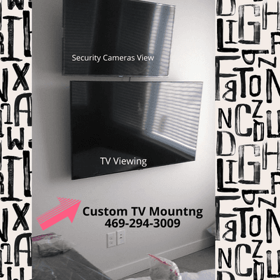 Custom TV Mounting ? No problem - Test Us!