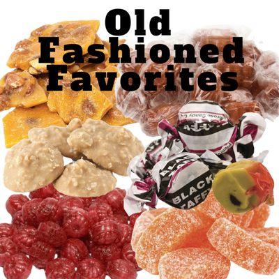 Nostalgic candy favorites from times past!  Old fashioned candy store.