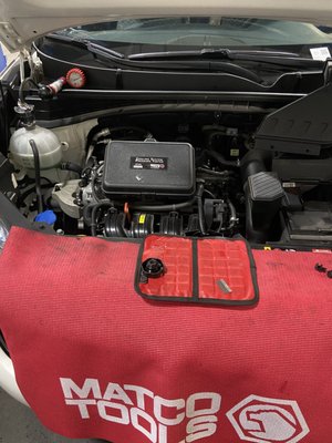 Pressure testing a 2019 Sportage, got to find them coolant leaks