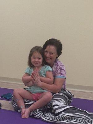 Child & Me yoga classes for all ages!