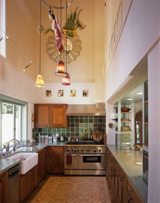 Kitchen in new custom home, Sebastopol