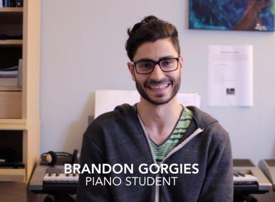 Brandon Gorgies Piano Student