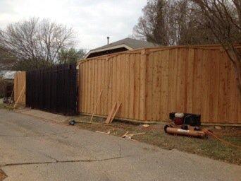 New Fence & Drive Gate in process