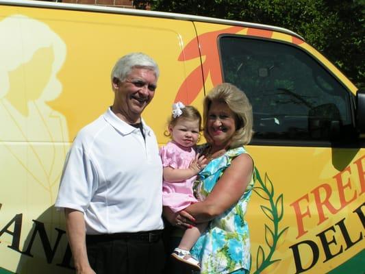 David & Sherry Whitehurst with Grand Daughter, Callie.