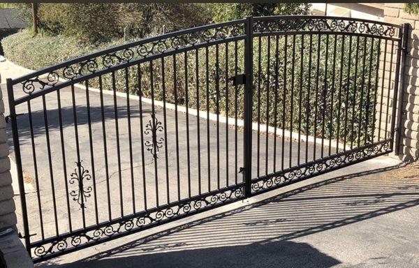 Custom gate , materials from El Monte ornamental supply