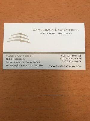 Camelbackback Law Offices Of Gutterson And Fortunato