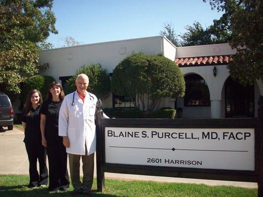 Blaine Purcell, MD, FACP and staff