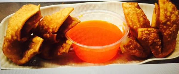 Crab rangoon w/ sweet & sour sauce