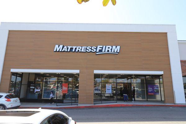 Mattress Firm at Poinsettia Plaza shopping center.