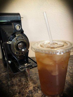 Stop by for our Perk Hours 3-close July 9-14.  Will be featuring $1 Ice Teas with your choice of flavor added for FREE!