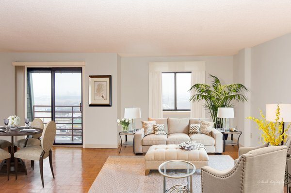 Spacious two bedroom apartments with breathtaking views of the New York skyline!