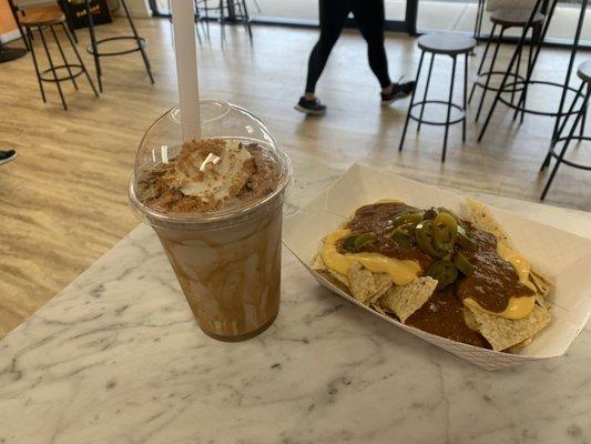 Shakes and nachos