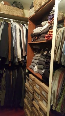 Closet after photo