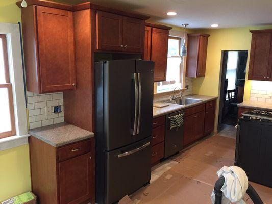 Remodel and Finished kitchen