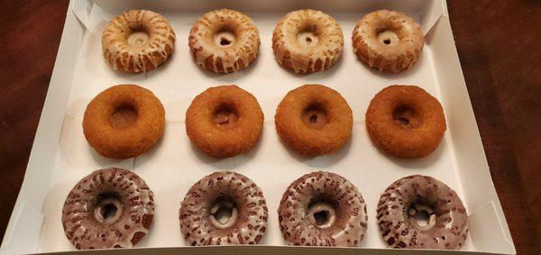 Dozen of assorted Vegan donuts