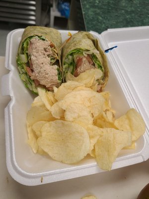 Key west tuna cheese wrap