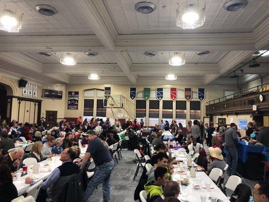 Full house for the fish fry!