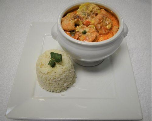 CHUPE DE CAMARONES....SHRIMP SOUP