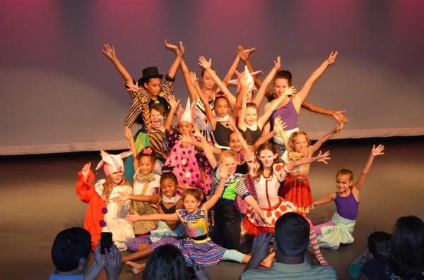 Dance campers strike a pose