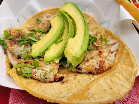 Yellowtail Grilled Taco