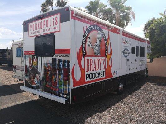 A wrap we did on an RV for Brady Bogen.