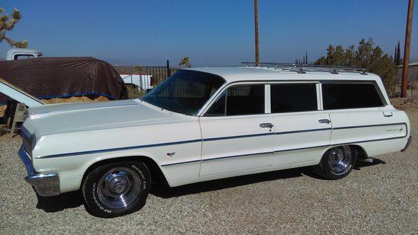 my 1964 chevy impala wagon. Serviced by Browns Auto.