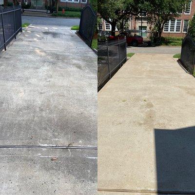 Driveway cleaning service