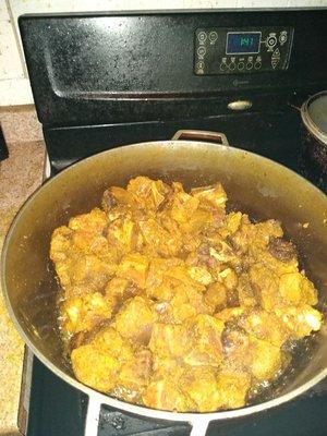 Curried Goat....